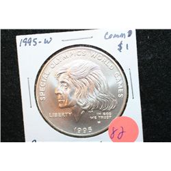 1995-W US Special Olympics World Games Commerative $1 Coin, BU