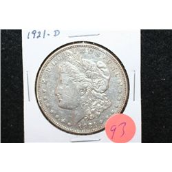 1921-D Silver Morgan $1