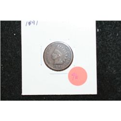 1891 Indian Head Penny