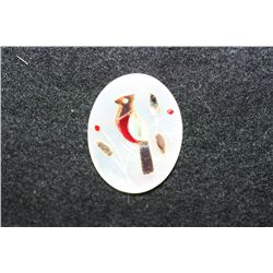 Bird Mother-of-Pearl Cameo, Removed from Jewelry