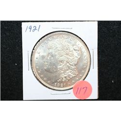 1921 Silver Morgan $1