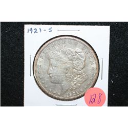 1921-S Silver Morgan $1