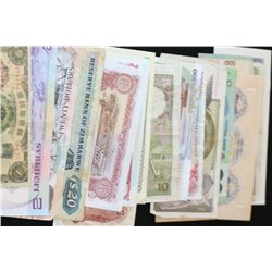 Foreign Bank Note, Various Dates, Conditions & Denominations, Lot of 25