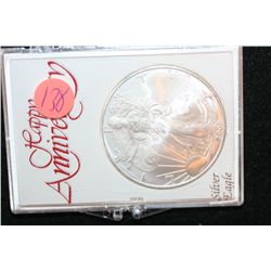 2006 Silver Eagle $1, "Happy Anniversary"