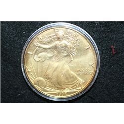 1998 Silver Eagle $1, CLAD Gold