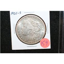 1921-S Silver Morgan $1