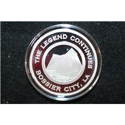 Legendary Horseshoe Casino Silver Round, 1994 The Legend Continues, Bossier City LA