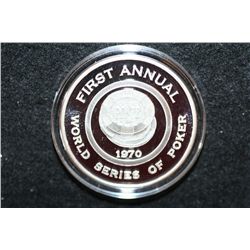 Legendary Horseshoe Casino Silver Round; 1970 First Annual World Series of Poker Tournament