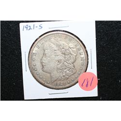 1921-S Silver Morgan $1
