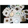 Image 1 : Grab Bag of US Coin, Foreign Coin, Token, Wooden Nickel, Etc., Various Dates, Conditions & Denominat