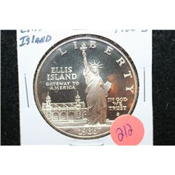 1986-S US Ellis Island Commerative $1 Coin