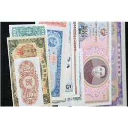 Korea Foreign Bank Note, Various Dates & Denominations, Lot of 12, Crisp & UNC