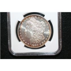 1883 Silver Morgan $1, NGC Graded MS63