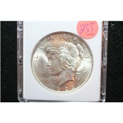 1922 Peace $1, MCPCG Graded MS64