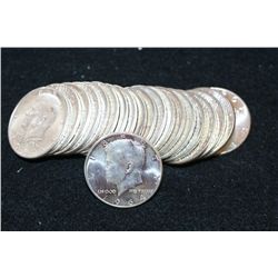 Kennedy Half Dollar, Various Dates & Conditions, Roll, Lot of 20
