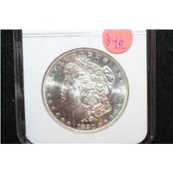 1880-S Silver Morgan $1, NGC Graded MS64