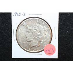1922-S Peace $1