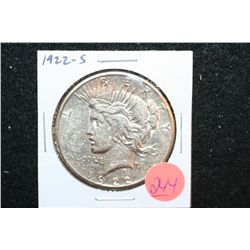 1922-S Peace $1