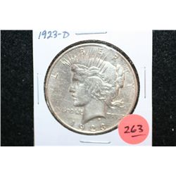 1923-D Peace $1