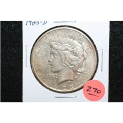 1923-D Peace $1