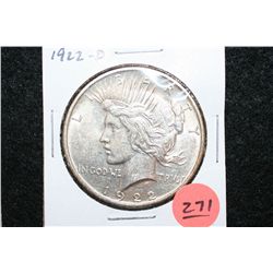 1922-D Peace $1