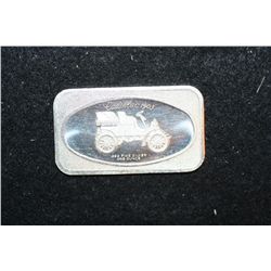 1903 Cadillac Silver Ingot, .999 Fine Silver 1 Oz.