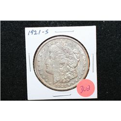 1921-S Silver Morgan $1