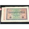 Image 1 : 1923 German 20,000 Zwanzigfaulend Mark Foreign Bank Note