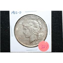 1922-D Peace $1