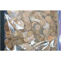 Wheat Back Penny, Various Dates & Conditions, Lot of 500