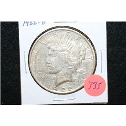 1922-D Peace $1