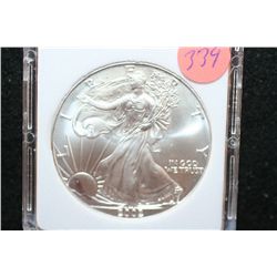 2002 Silver Eagle $1, MCPCG Graded MS70