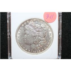1896-O Silver Morgan $1, MCPCG Graded MS60
