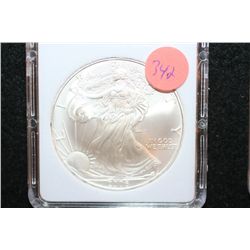 2006 Silver Eagle $1, MCPCG Graded MS70