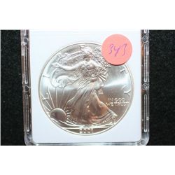 2001 Silver Eagle $1, MCPCG Graded MS70