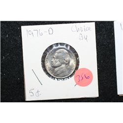 1976-D Jefferson Nickel, Choice BU