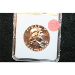 1962 Ben Franklin Half Dollar, MCPCG Graded PF69