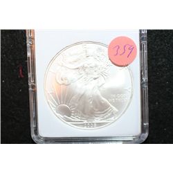 2008 Silver Eagle $1, MCPCG Graded MS70