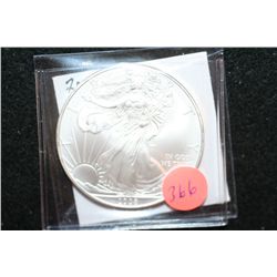 2008 Silver Eagle $1