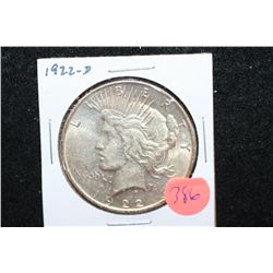 1922-D Peace $1