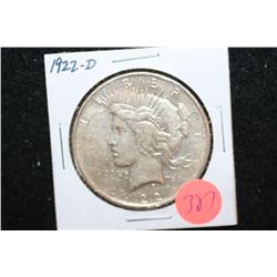 1922-D Peace $1