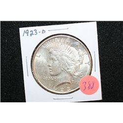 1923-D Peace $1