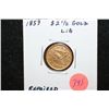 Image 1 : 1859 Liberty $2 1/2 Gold Coin, Repaired