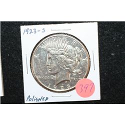 1923-S Peace $1, Polished