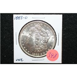 1883-O Silver Morgan $1, UNC
