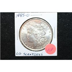 1885-O Silver Morgan $1, Large Scratches