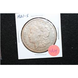 1921-S Silver Morgan $1