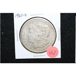 1921-S Silver Morgan $1