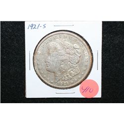 1921-S Silver Morgan $1