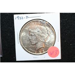 1922-D Peace $1
